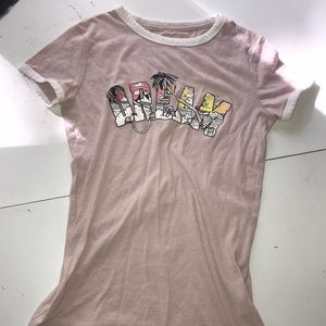 Light pink graphic tee
